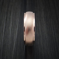 14K Rose Gold Classic Style Wedding Band Custom Made