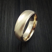 14K Rose Gold Classic Style Wedding Band Custom Made