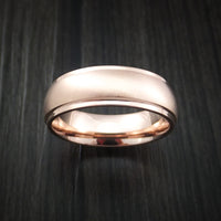 14K Rose Gold Classic Style Wedding Band Custom Made