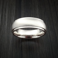 14K White Gold Classic Style Wedding Band Custom Made