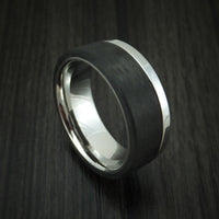 Cobalt Chrome and Carbon Fiber Band Custom Made