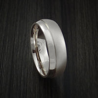 14K Rose Gold Classic Style Band with Two-Tone Finish Custom Made Ring