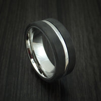 Cobalt Chrome and Carbon Fiber Band Custom Made