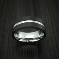 Cobalt Chrome and Carbon Fiber Band Custom Made