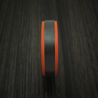 Black Zirconium and Cerakote Ring Custom Made