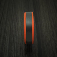 Black Titanium and Cerakote Ring Custom Made