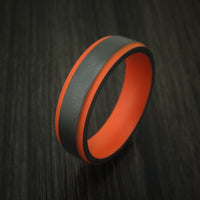 Black Zirconium and Cerakote Ring Custom Made