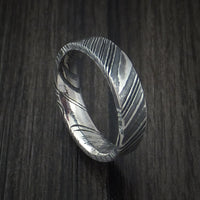Kuro Damascus Steel Ring Custom Made Wedding Band