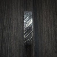 Kuro Damascus Steel Ring Custom Made Wedding Band