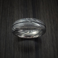 Kuro Damascus Steel Ring Wedding Band Genuine Craftsmanship