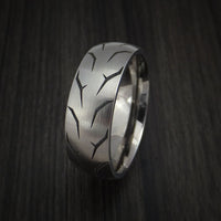 Titanium Tread Ring Custom Made Tire Band