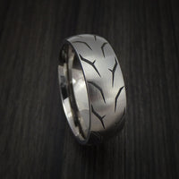 Titanium Tread Ring Custom Made Tire Band