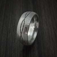 Damascus Steel Celtic Knot Ring Infinity Design Wedding Band
