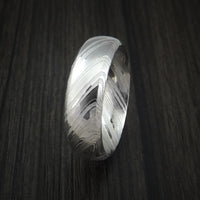 Kuro Damascus Steel Ring Custom Made Wedding Band
