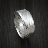 Kuro Damascus Steel Ring Custom Made Wedding Band