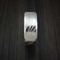Kuro Damascus Steel Ring Custom Made Wedding Band