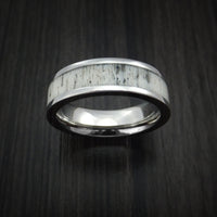 Titanium and Antler Ring Custom Made Band