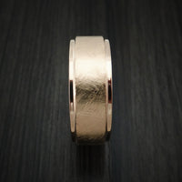 14K Rose Gold Classic Style Wedding Band Custom Made