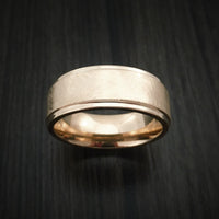 14K Rose Gold Classic Style Wedding Band Custom Made