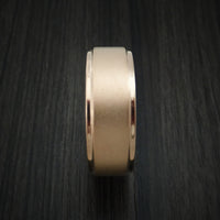 14K Rose Gold Classic Style Wedding Band Custom Made
