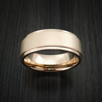 14K Rose Gold Classic Style Wedding Band Custom Made