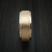 14K Rose Gold Classic Style Wedding Band Custom Made