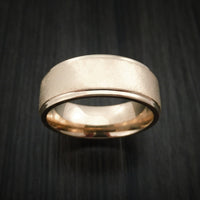 14K Rose Gold Classic Style Wedding Band Custom Made