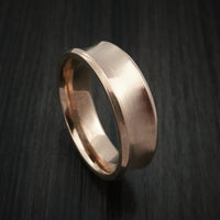14K Rose Gold Classic Style Wedding Band Custom Made