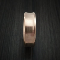 14K Rose Gold Classic Style Wedding Band Custom Made