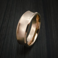 14K Rose Gold Classic Style Wedding Band Custom Made