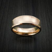 14K Rose Gold Classic Style Wedding Band Custom Made