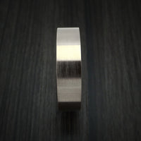 14K White Gold Classic Style Wedding Band Custom Made