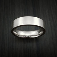 14K White Gold Classic Style Wedding Band Custom Made