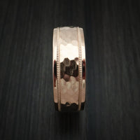 14K Rose Gold Classic Style Wedding Band Custom Made