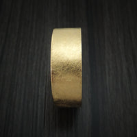 14K Yellow Gold Classic Style Wedding Band Custom Made