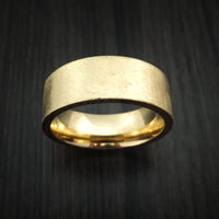 14K Yellow Gold Classic Style Wedding Band Custom Made