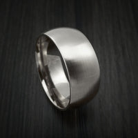14K White Gold Classic Style Wedding Band Custom Made