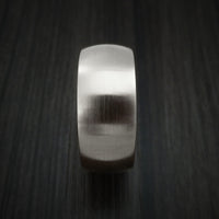 14K White Gold Classic Style Wedding Band Custom Made