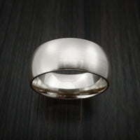 14K White Gold Classic Style Wedding Band Custom Made