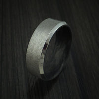 Cobalt Chrome and Forged Carbon Fiber Custom Made Ring
