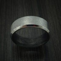 Cobalt Chrome and Forged Carbon Fiber Custom Made Ring
