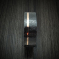 Black Zirconium with 14K Gold Inlay and Antler Sleeve Custom Made