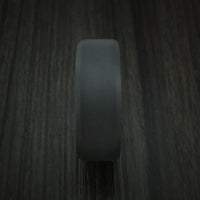 Black Zirconium and Hardwood Sleeve Ring Custom Made