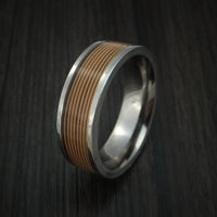 Titanium Guitar String Ring Custom Made Band