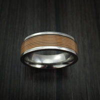 Titanium Guitar String Ring Custom Made Band