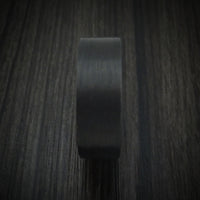 Carbon Fiber and Orange Glow Sleeve Ring Custom Made