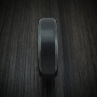 Black Zirconium With Purple Anodized Sleeve Custom Made Band Choose Your Color