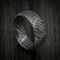 Superconductor Men's Ring with Cerakote Accent Grooves Custom Made Band
