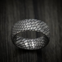 Superconductor Men's Ring with Cerakote Accent Grooves Custom Made Band