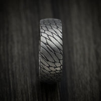 Superconductor Men's Ring with Cerakote Accent Grooves Custom Made Band